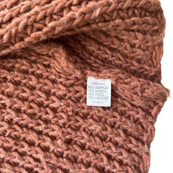 Elsamanda Chunky Knit Open Cardigan Sweater Size Medium - Picture 5 of 5